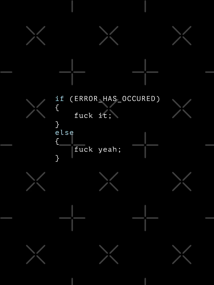Thumbnail 4 of 4, Graphic T-Shirt, Programmer Error Code designed and sold by BeRudeShop.