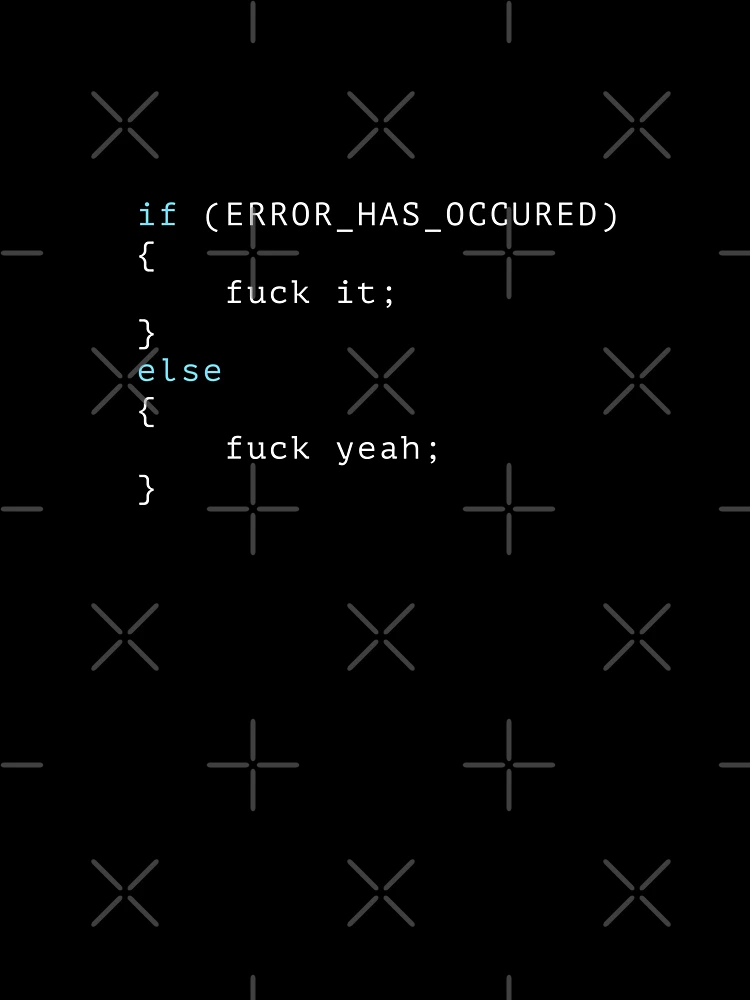 Thumbnail 7 of 7, Oversized T-Shirt, Programmer Error Code designed and sold by BeRudeShop.