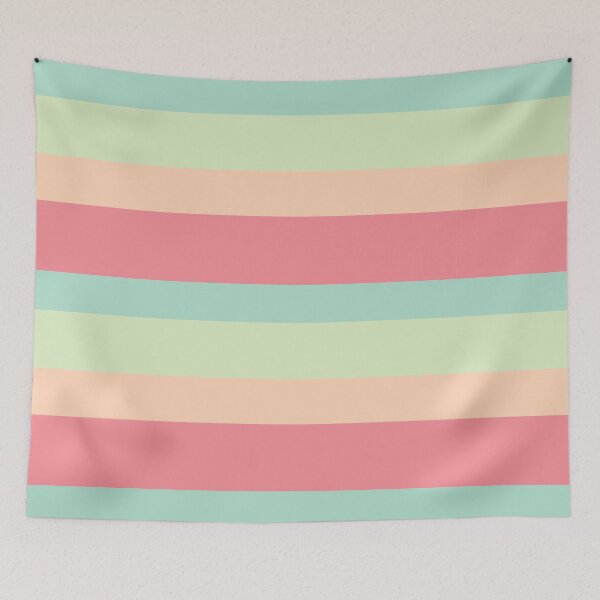 Item preview, Cute Pastel stripes soft color rainbow modern girly designed and sold by kristinedesigns.