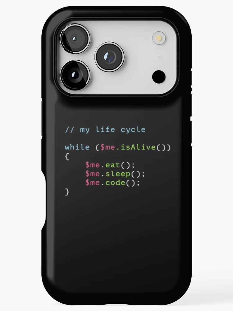 Thumbnail 1 of 4, iPhone Case, Programmer Life Cycle Code designed and sold by BeRudeShop.