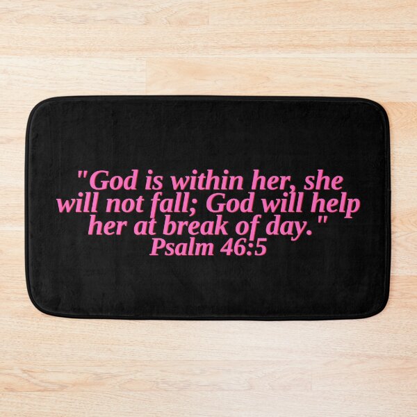 Item preview, Bible Verse Psalm 46:5 designed and sold by Prayingwarrior.