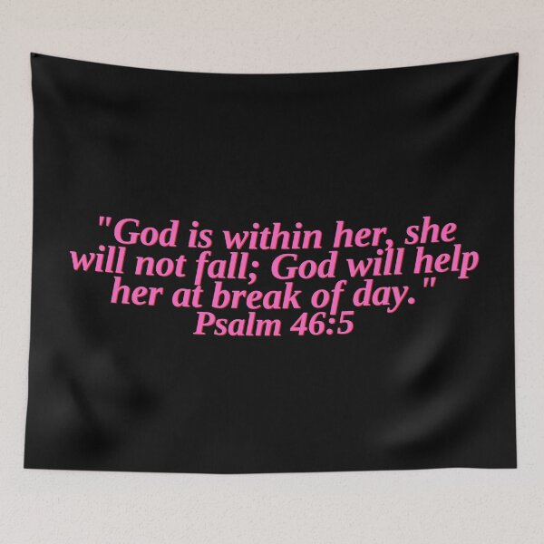 Item preview, Bible Verse Psalm 46:5 designed and sold by Prayingwarrior.