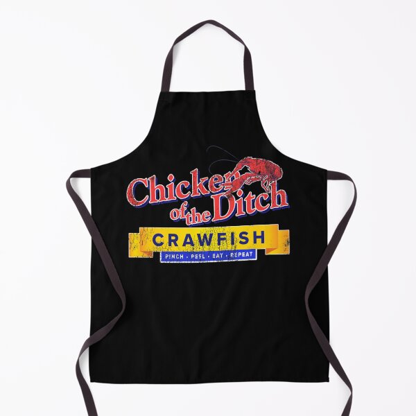 Item preview, Chicken of the Ditch Crawfish Boil Pinch Peel Eat Repeat Vintage Retro Look designed and sold by UglyPelican.