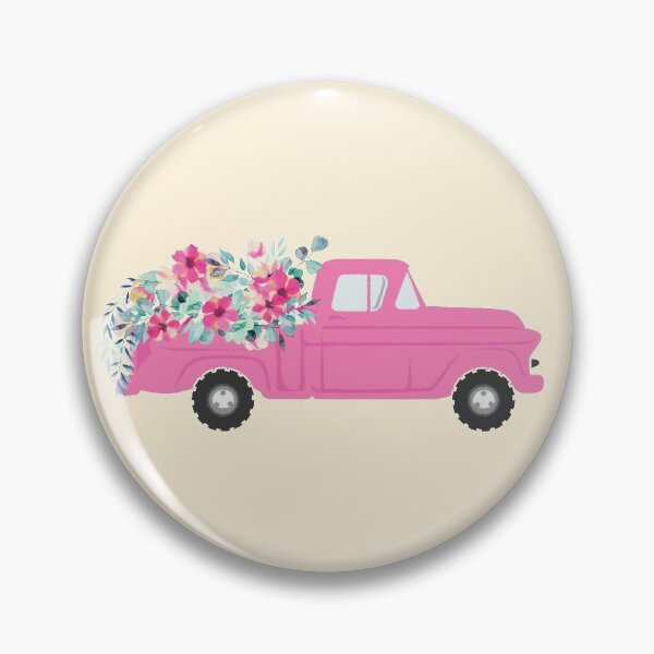 Item preview, Floral Truck designed and sold by ilustraliza.