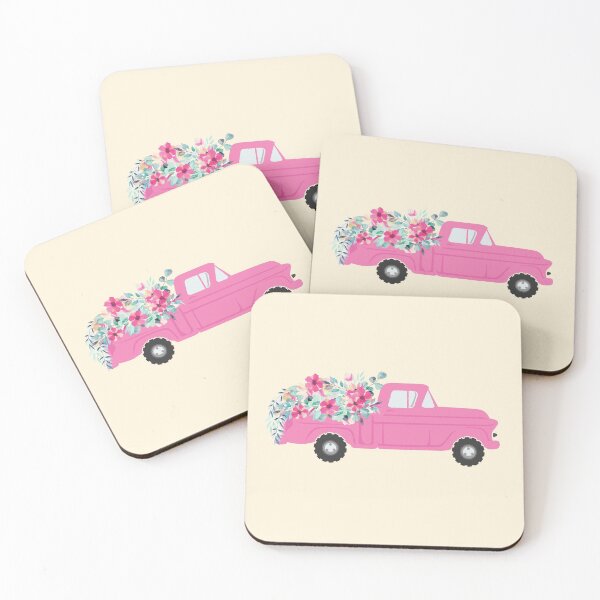 Item preview, Floral Truck designed and sold by ilustraliza.