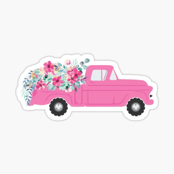 StickerTalk 4inx4in Orange Flower Sticker Vinyl Tumbler Decal Floral Vehicle Stickers 122175414