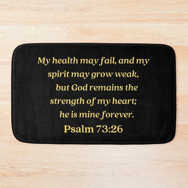 Item preview, Bible Verse Psalm 73:26 designed and sold by Prayingwarrior.