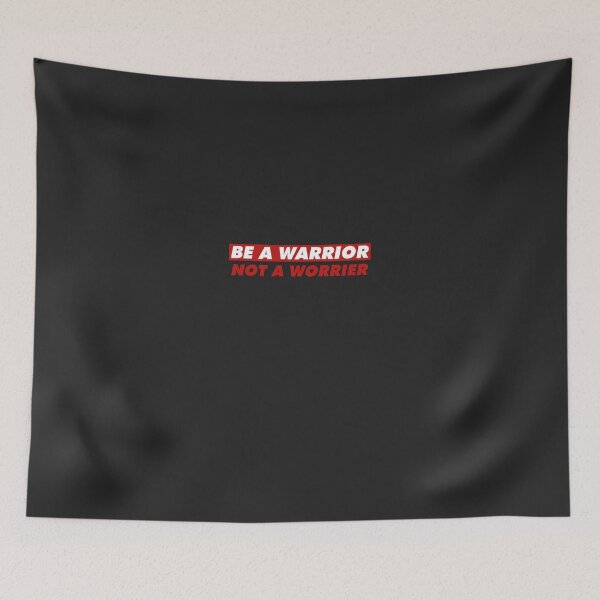 Item preview, BE A WARRIOR, NOT A WORRIER designed and sold by SerenaMinimal.