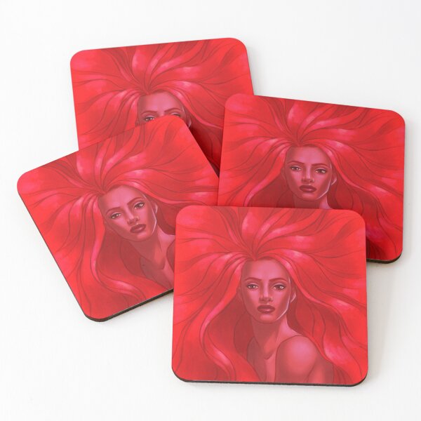 Item preview, Red art, red lady designed and sold by TrashPandainc.