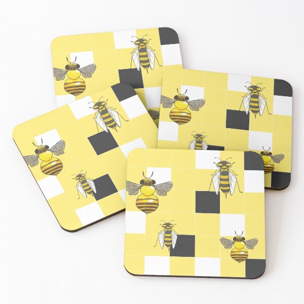 Item preview, Bees, Hornet, and Wasps Check Design designed and sold by JeaniusJeanie.