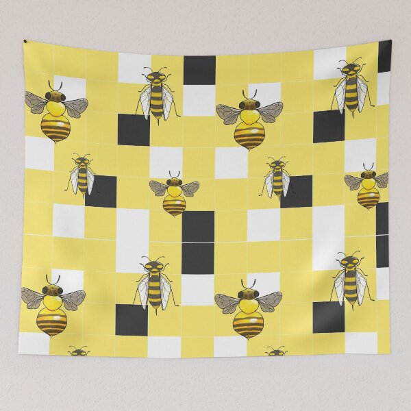 Item preview, Bees, Hornet, and Wasps Check Design designed and sold by JeaniusJeanie.