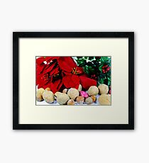 Happy Greeting Seasons. Framed Print