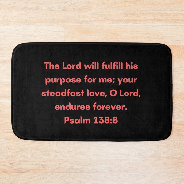Item preview, Bible Verse Psalm 138:8 designed and sold by Prayingwarrior.