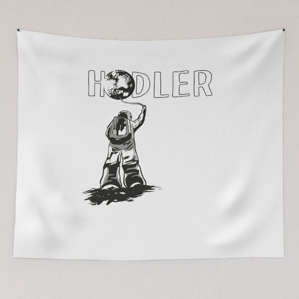 Item preview, Hodler Astronaut to the Moon Crypto Currency designed and sold by gillys.