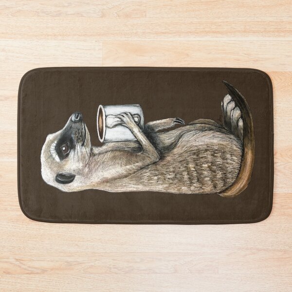 Item preview, Meerkat Macchiato designed and sold by GardenPartyArt.