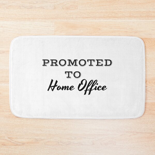 Item preview, Promoted to home office, Gift for worker, Funny quote designed and sold by cyhdesign.