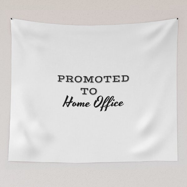 Item preview, Promoted to home office, Gift for worker, Funny quote designed and sold by cyhdesign.