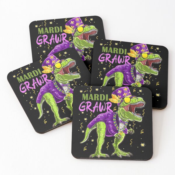Item preview, Mardi Grawr T Rex Dinosaur Mardi Gras Bead Costume designed and sold by toniobnd51.