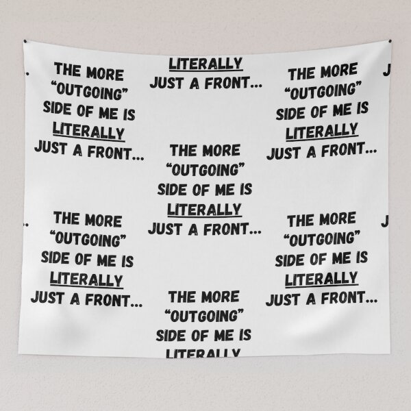 Item preview, The more “outgoing” side of me is literally just a front… designed and sold by Omniodise.