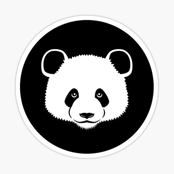 Pummeliger Panda Sticker