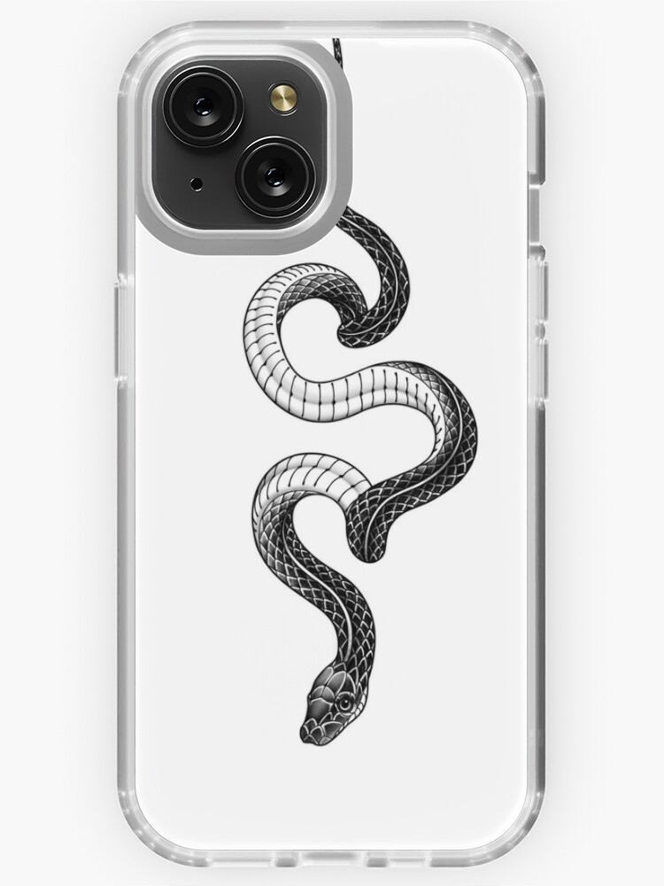 Graphic black snake