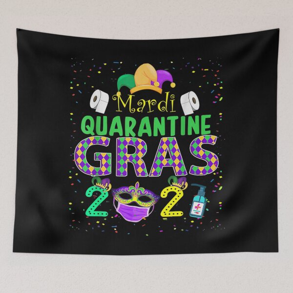 Item preview, Mardi Quarantine Gras 2021 Festival Face Mask Gift designed and sold by toniobnd51.