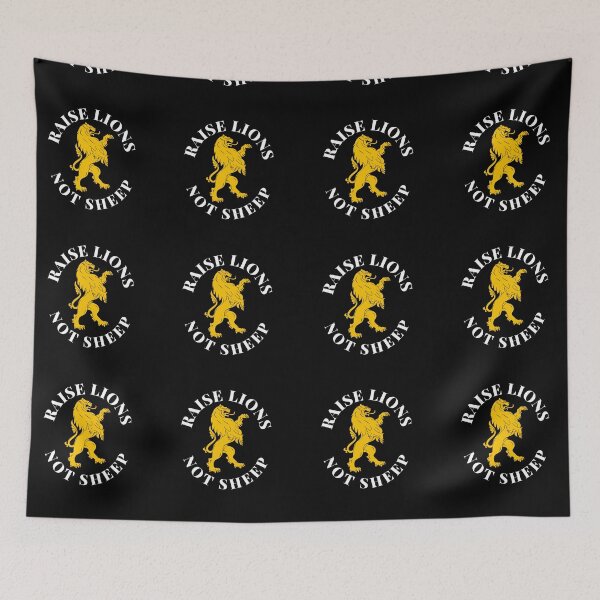 Item preview, Raise Lions Not Sheep designed and sold by MinimalTag.