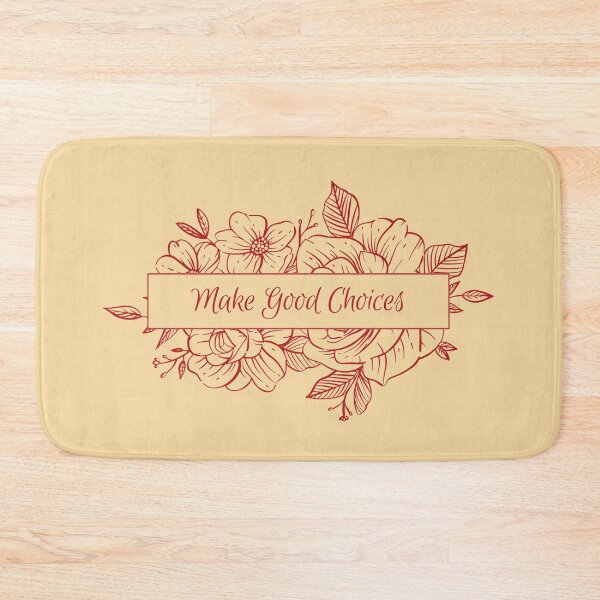 Item preview, Make Good Choices- Bailey Sarian Inspired Merch/Classic Minimalist line Drawing Flowers designed and sold by NevaehGenesis.