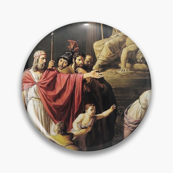 Item preview, Cleombrotus banishment by Leonidas of Sparta designed and sold by ClassicalGreece.