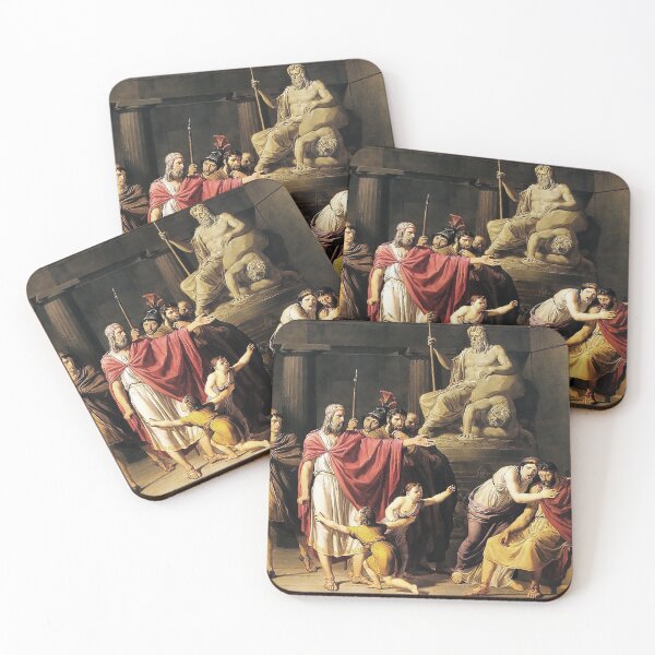 Item preview, Cleombrotus banishment by Leonidas of Sparta designed and sold by ClassicalGreece.