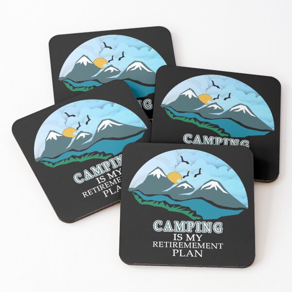 Item preview, Camping is my retirement plan - Yes I Do Have A Retirement Plan I Plan To Go Camping designed and sold by Rexoo.