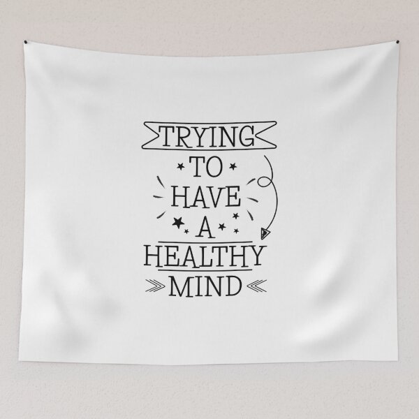 Item preview, Trying to have a healthy mind, Change, Motivation quote designed and sold by cyhdesign.