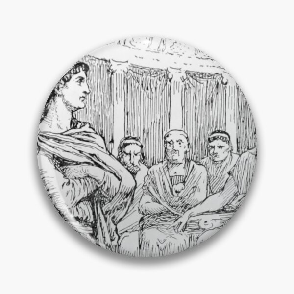 Item preview, Agis of Sparta Sentence Ancient Greece pen work designed and sold by ClassicalGreece.