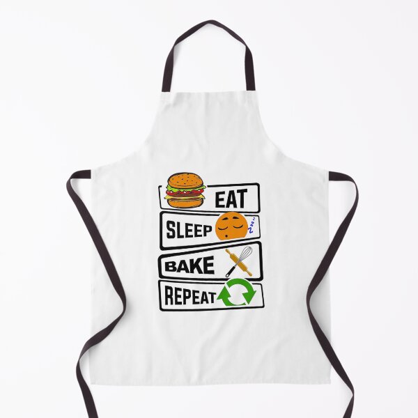 Item preview, Eat Sleep Bake Repeat Funny illustration Gift designed and sold by KO-Design.