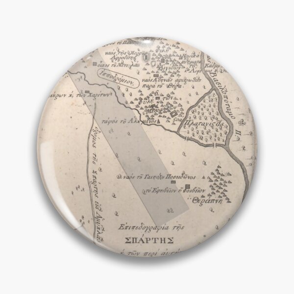 Item preview, Ancient Greece Map of Sparta designed and sold by ClassicalGreece.
