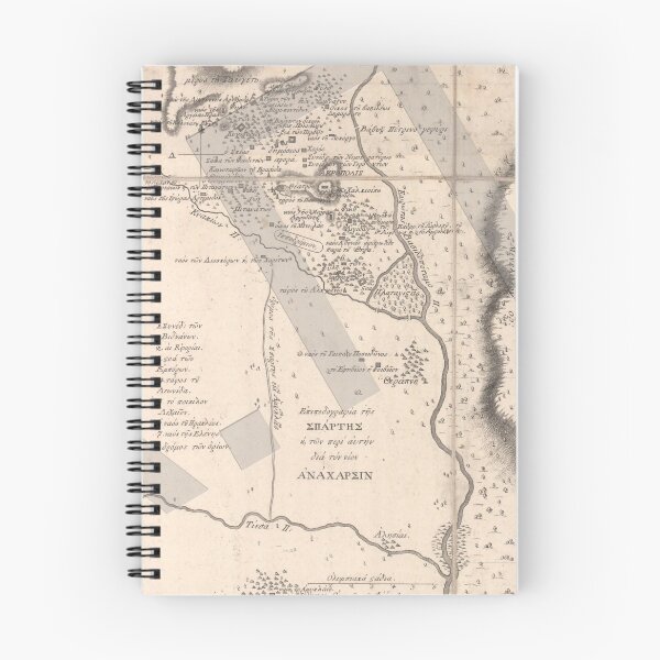 Item preview, Ancient Greece Map of Sparta designed and sold by ClassicalGreece.