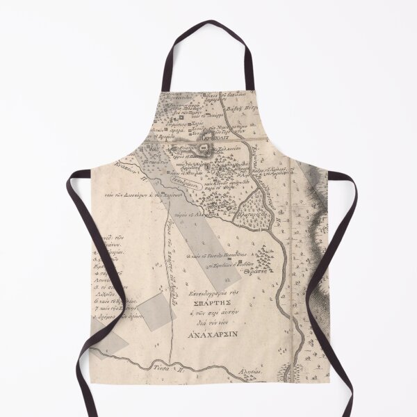 Item preview, Ancient Greece Map of Sparta designed and sold by ClassicalGreece.