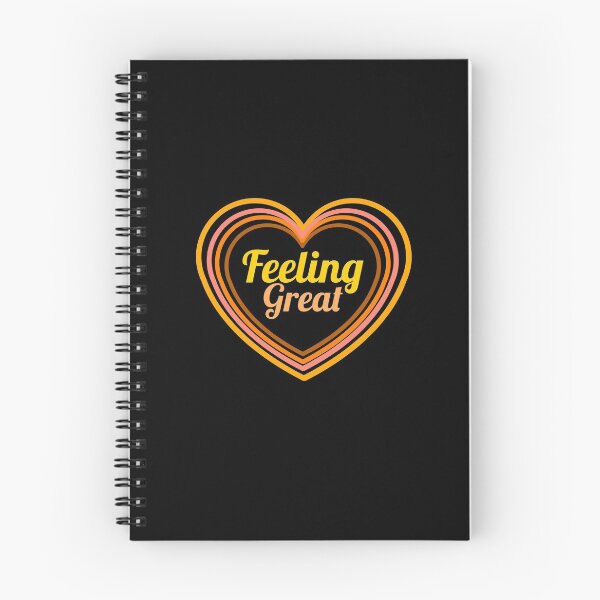 Item preview, Feeling great, cute Happy heart shaped design. designed and sold by Theleochick.