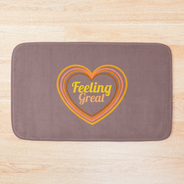 Item preview, Feeling great, cute Happy heart shaped design. designed and sold by Theleochick.