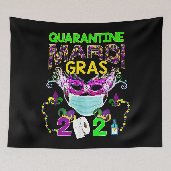 Item preview, Mardi Quarantine Gras 2021 Festival Face Mask Gift designed and sold by toniobnd51.