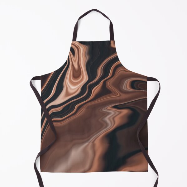 Item preview, Marble Liquid Art Painting Pattern Black ,Brown And White designed and sold by LuxuryPrints.