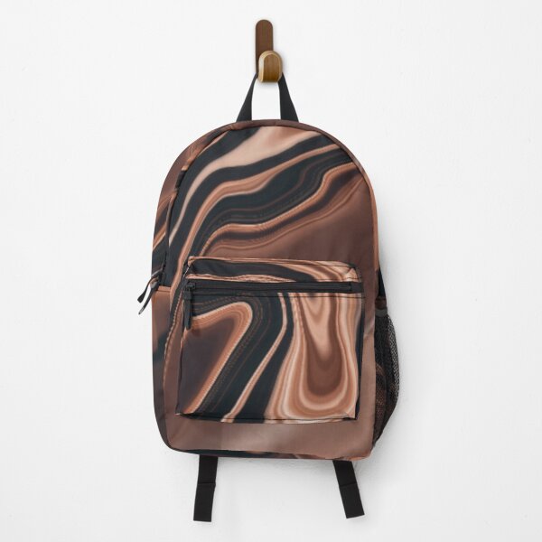 Item preview, Marble Liquid Art Painting Pattern Black ,Brown And White designed and sold by LuxuryPrints.