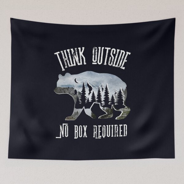 Item preview, Think OutSide No Box Required designed and sold by loveoceanair.