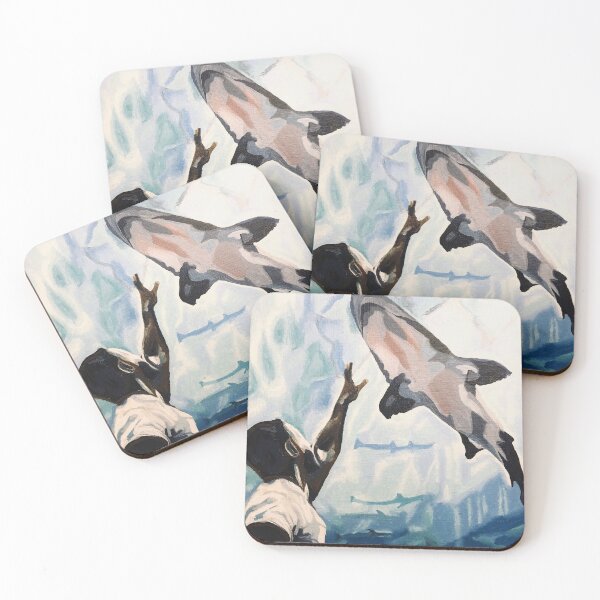 Item preview, Man versus Shark designed and sold by valeriehannan.
