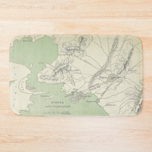 Item preview, Ancient Athens Map Hellas world designed and sold by ClassicalGreece.
