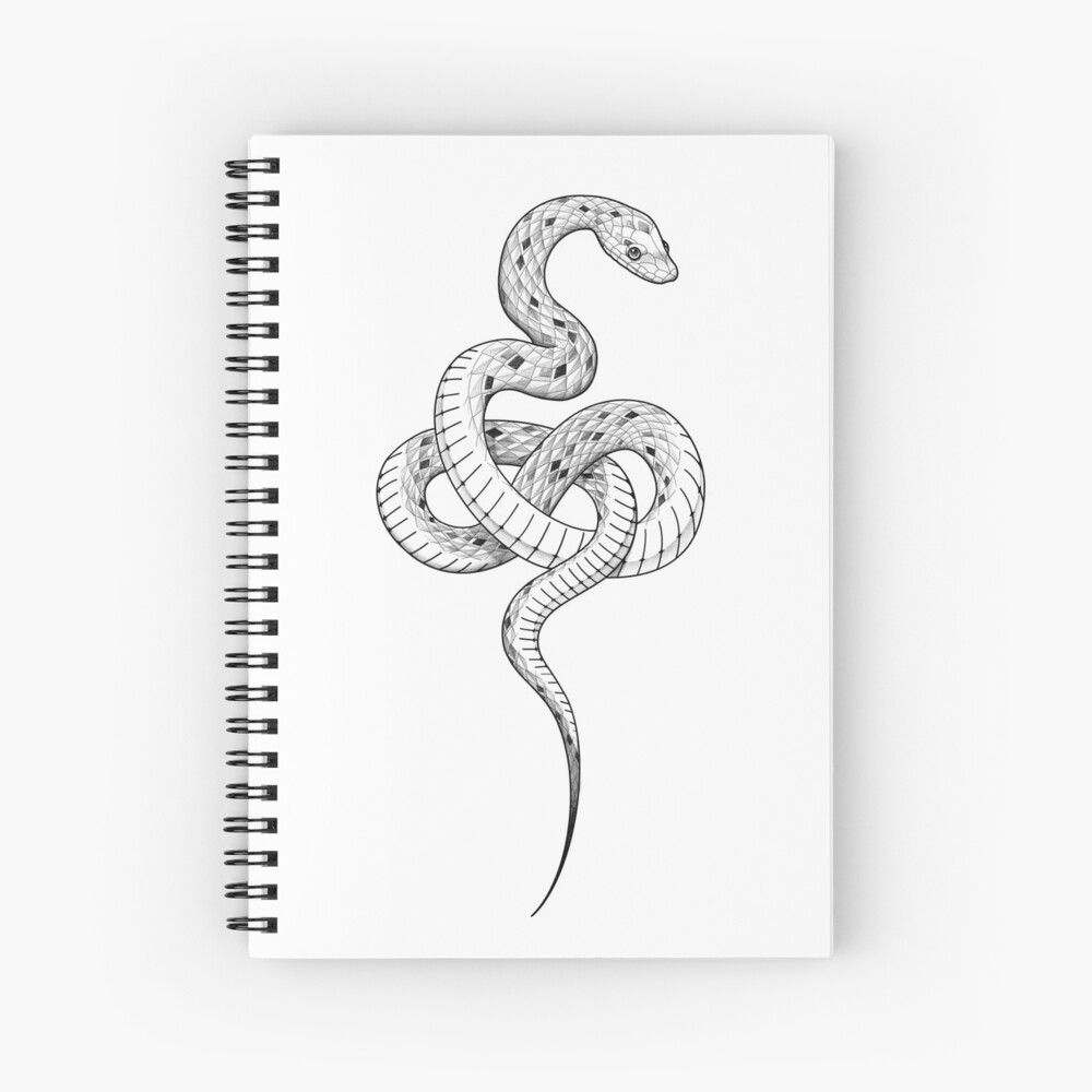 Notebook Cover Design with Handmade Snake Pattern Stock Vector -  Illustration of style, spiral: 54804114