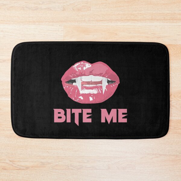 Item preview, Vampire Lips And Fangs Bite Me designed and sold by yoshra.