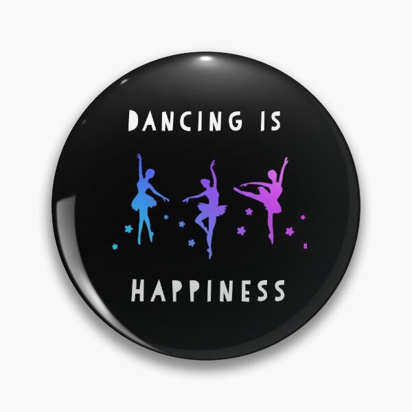 Item preview, Dancing is Happiness. Dance design.  Ballet Dance.  designed and sold by doctors-apparel.