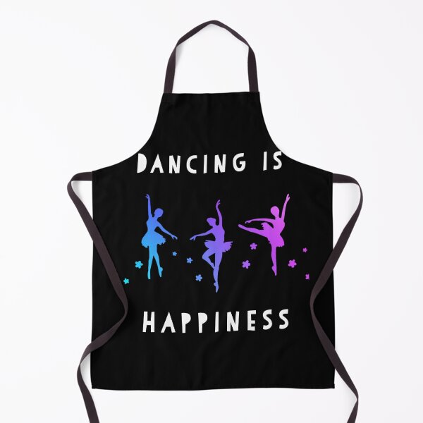 Item preview, Dancing is Happiness. Dance design.  Ballet Dance.  designed and sold by doctors-apparel.