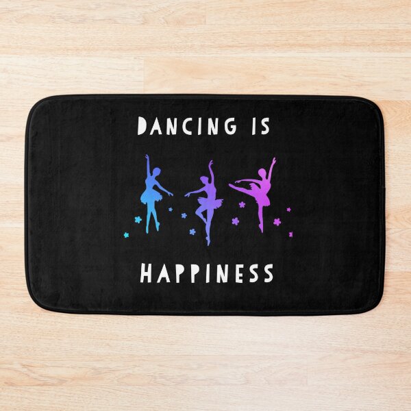 Item preview, Dancing is Happiness. Dance design.  Ballet Dance.  designed and sold by doctors-apparel.